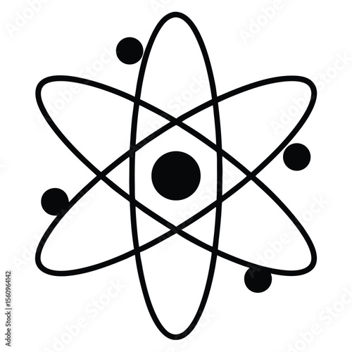 physicist element isolated feynman diagram on white background