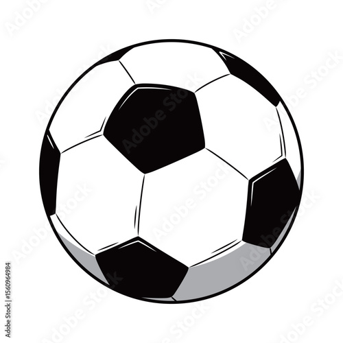 football icon illustration (vector, cutout)