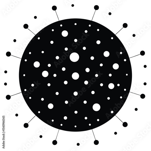 physicist element isolated tachyon particle model on white background