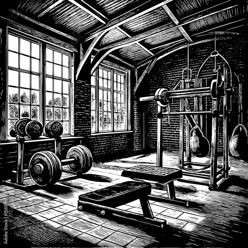 interior of the old factory