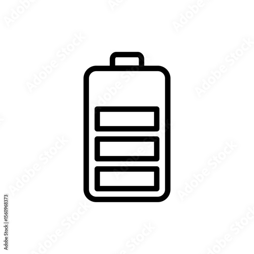 Battery icon symbol for apps and websites. battery Charging sign. battery charge level