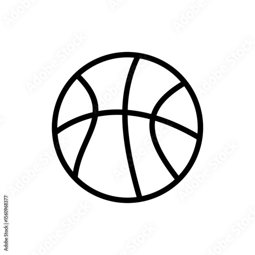 Basketball icon symbol for apps and websites. Basketball ball sign and symbol