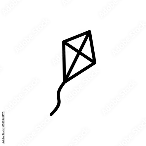 Kite icon symbol for apps and websites. kite sign and symbol