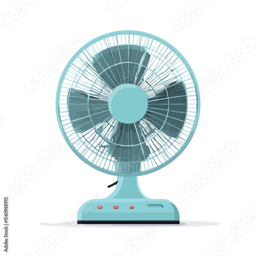 vector illustration of fan isolated in White Background, fan vector