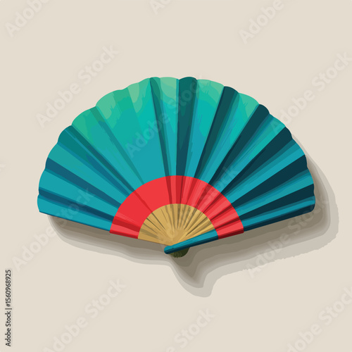 vector illustration of fan isolated in White Background, fan vector