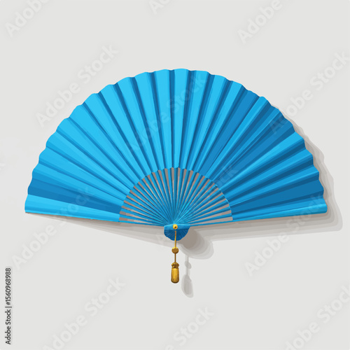 vector illustration of fan isolated in White Background, fan vector