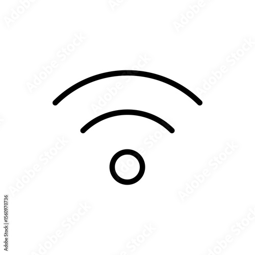 Wifi icon symbol for apps and websites. signal sign and symbol. Wireless  icon