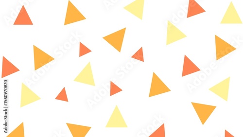 Free Download Colorful scattered triangle shapes in orange and yellow on a black background - GFXLoad