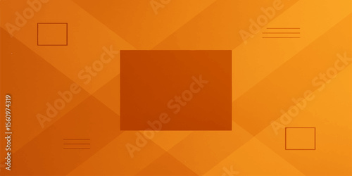 Abstract geometric background with a futuristic blue and orange cube pattern design