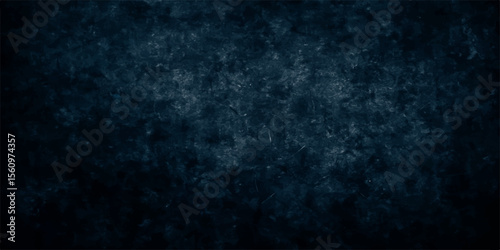 Dark blue grunge texture with a smoky, cloud-like pattern evokes a stormy night sky