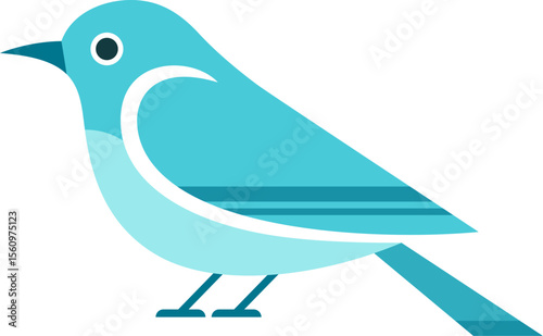 小鳥のシンプルなのアイコン（Small bird simple icon）

