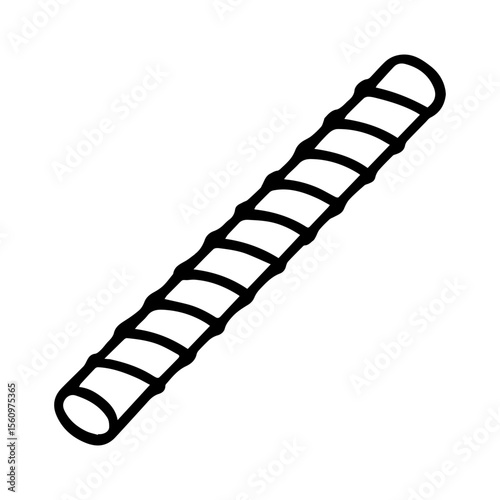 reinforcement line icon vector on white background
Vector line icon on white background