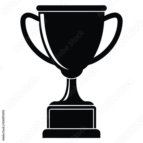  Mathematician element isolated math olympiad trophy on white background