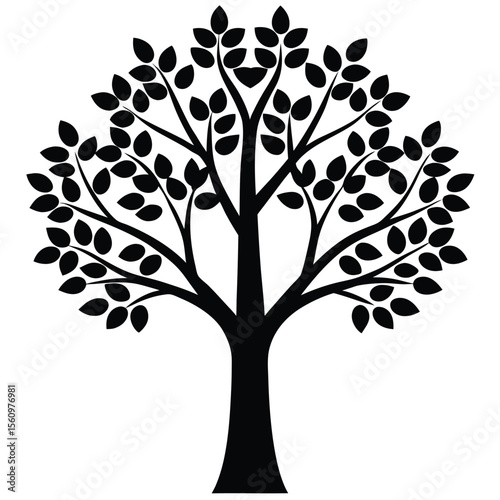  Mathematician element isolated probability tree on white background