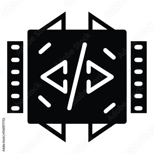 Mathematician element isolated coding formulas on white background
