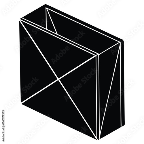 Mathematician element isolated euclidean geometry book on white backgrou