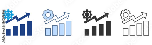 Performance Icon Set Multiple Style Collection