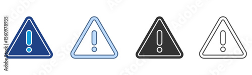 Risk Icon Set Multiple Style Collection