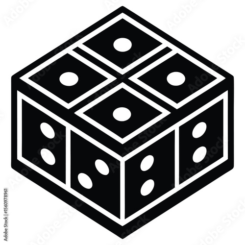 Mathematician element isolated math board game on white background