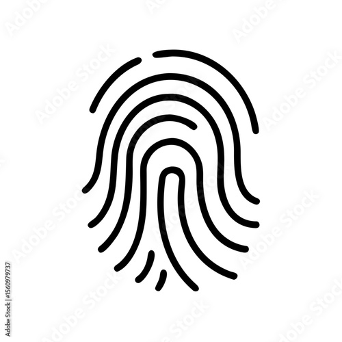 Fingerprint Identification Icon