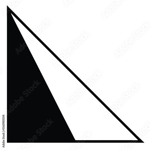 Mathematician element isolated trigonometric functions on white backgrou