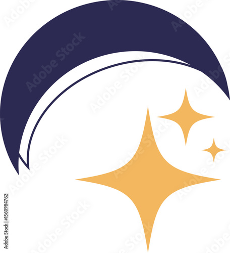 Crescent and Stars
