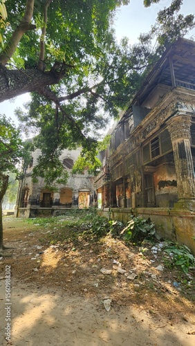abounded house in the forest