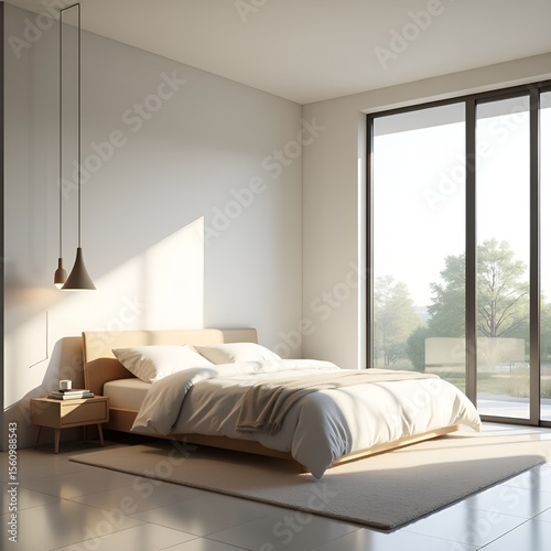 bedroom with bed