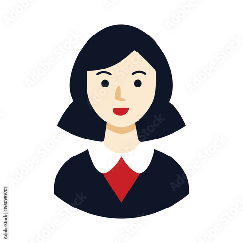 Woman Hair style Silhouette