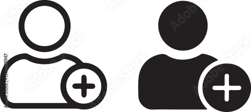 Add User Icon Simple, Clean, and Versatile Design