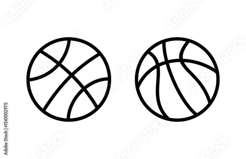 Basketball icon vector illustration. Basketball ball sign and symbol