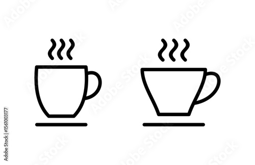 coffee cup icon vector illustration. cup a coffee sign and symbol