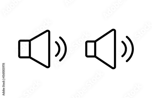 Speaker icon vector illustration. volume sign and symbol. loudspeaker icon. sound symbol