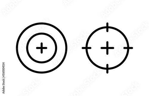 Target icon vector illustration. goal icon vector. target marketing sign and symbol