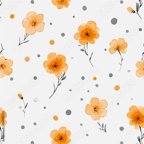 Plant leaves and flower textures, exquisite vector floral patterns.