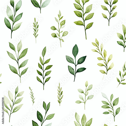 Plant leaf texture, exquisite vector pattern.