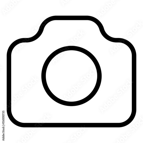 Camera Icon in Line Style