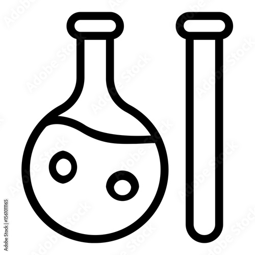 Science Icon in Line Style