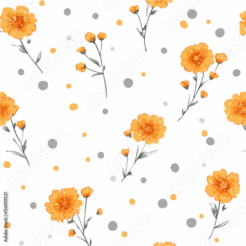 Plant leaves and flower textures, exquisite vector floral patterns.