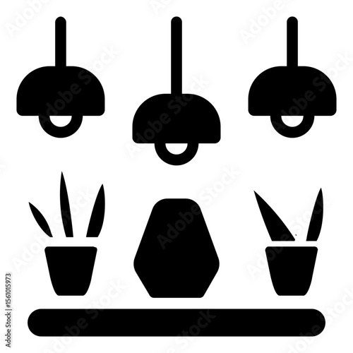 Decoration Icon in Solid Style