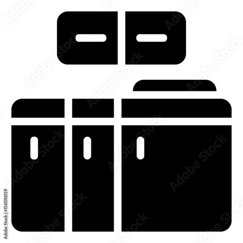 Kitchen Icon in Solid Style