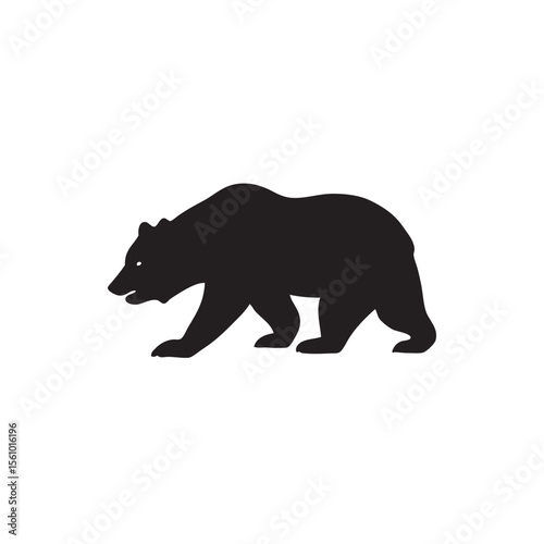 silhouette of a bear