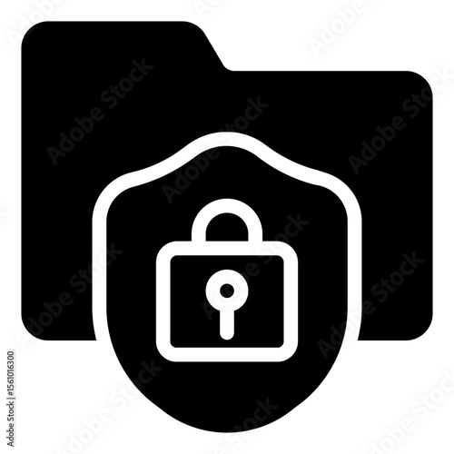 Protection Icon in Solid Style