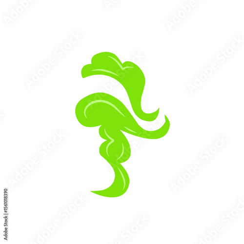 comic green fart cloud