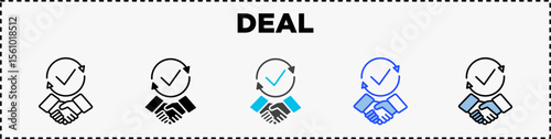 Deal Icon Pack Line Glyph