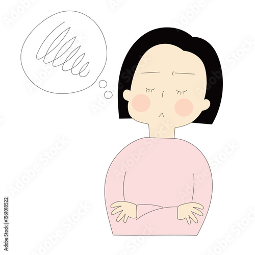悩み事がある女性