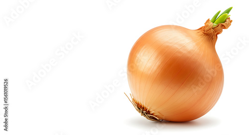 Wallpaper Mural Fresh Bombay Onion, brown yellow onion with Natural Skin on White Background Torontodigital.ca