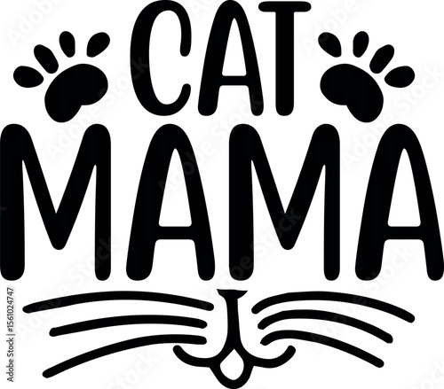 Cat mama SVG