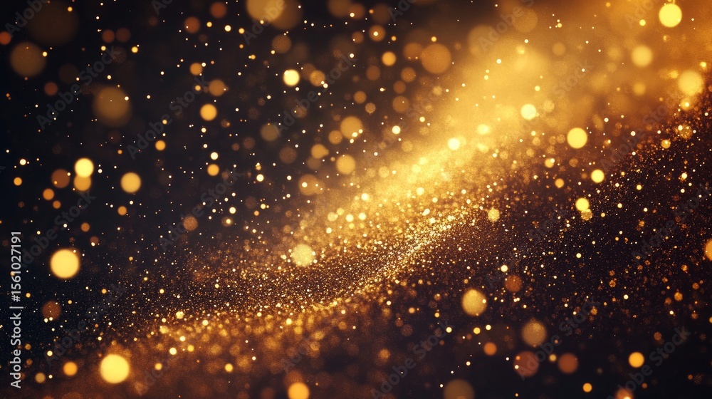 Fototapeta premium Abstract golden background texture with a grainy rough and shiny effect