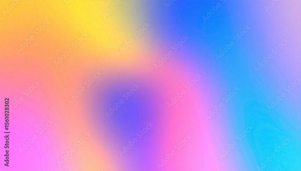Obraz premium Abstract blurred grainy gradient background texture. Colorful digital grain dust soft